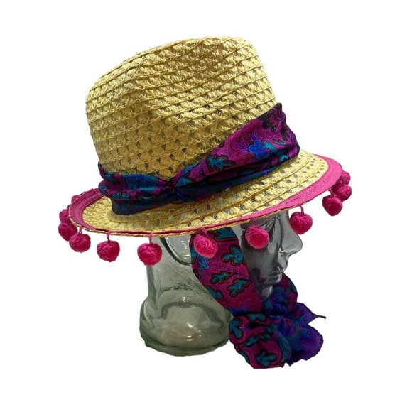 Plasma Beamz Handmade Pom-Pom Chin Strap Fedora OS main image 6